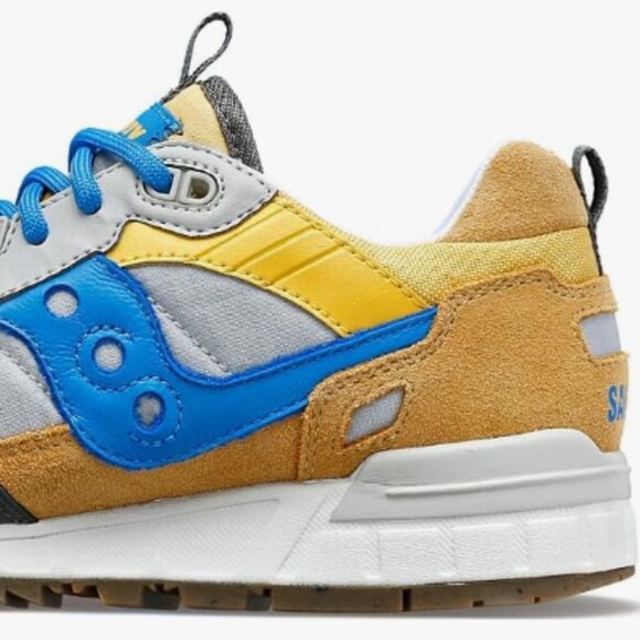 NEW Saucony Unisex-Adult Shadow 5000 Sneaker Navy/Carmel Sz 6.5m - Picture 3 of 5